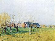 Alfred Sisley Bauernhof zum Hollenkaff Germany oil painting artist